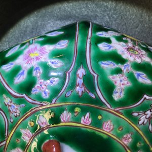 A pair of Chinese famille rose Bencharong style boxes and covers for the Thai market, 19th C. — 照片 12
