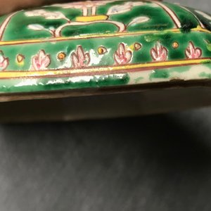 A pair of Chinese famille rose Bencharong style boxes and covers for the Thai market, 19th C. — 照片 14