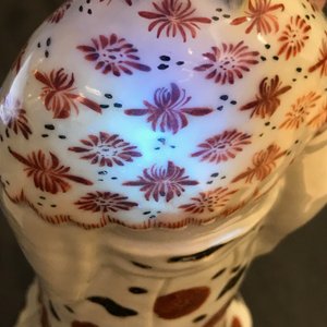 A pair of Chinese famille rose candle holders shaped as court ladies, Qianlong — photo 22