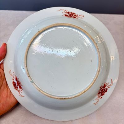 A pair of Chinese famille rose 'Chui Xiao Yin Feng 吹蕭引鳳' plates — 照片 8