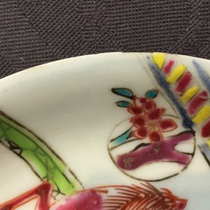 A pair of Chinese famille rose cups and saucers with horses, Yongzheng, 1723-1735 — photo 14