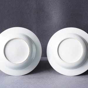 A pair of Chinese famille rose deep plates with pheasants, Yongzheng — 照片 11