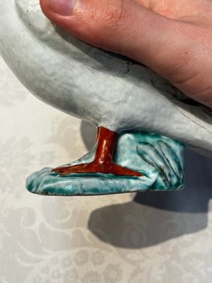 A pair of Chinese famille rose doves, Qianlong — photo 21