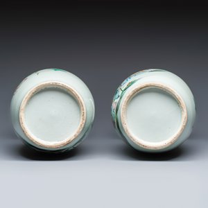 A pair of Chinese famille rose 'Immortals' vases — 照片 7