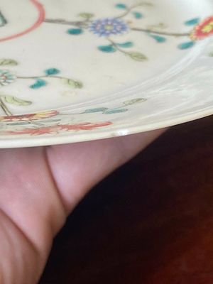 A pair of Chinese famille rose 'Jiangxi Province' plates, endless knot mark, 19/20th C. — photo 19