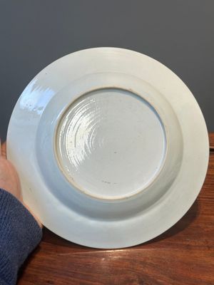 A pair of Chinese famille rose 'Lan Caihe' plates, Yongzheng — photo 6