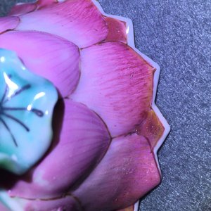 A pair of Chinese famille rose lotus-shaped cups and saucers, Yongzheng, 1723-1735 — photo 11