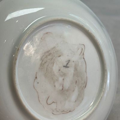 A pair of Chinese famille rose 'Milkmaid' saucers — photo 15