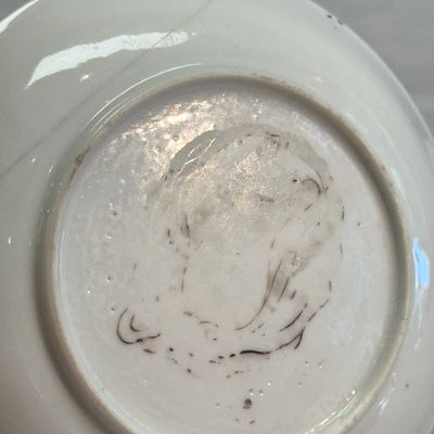 A pair of Chinese famille rose 'Milkmaid' saucers — photo 24