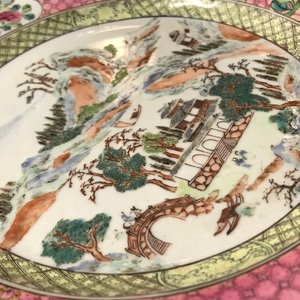 A pair of Chinese famille rose plates with mountainous landscapes, Yongzheng — photo 6