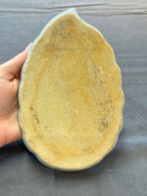A pair of Chinese famille rose 'pseudo-tobacco leaf' dishes and a saucer, Qianlong — 照片 12