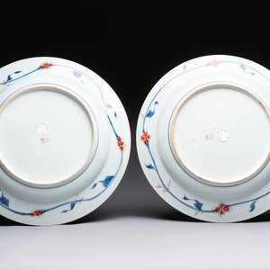 A pair of Chinese famille rose 'rooster' dishes, Yongzheng — foto 2