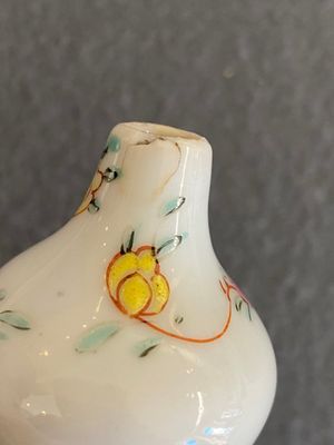 A pair of Chinese famille rose 'rooster' kendis, Qianlong — photo 13
