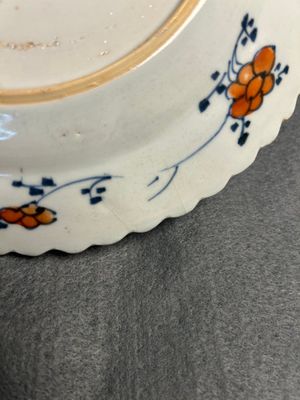 A pair of Chinese famille rose 'tobacco leaf' plates, Qianlong — 照片 3