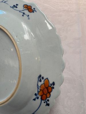A pair of Chinese famille rose 'tobacco leaf' plates, Qianlong — photo 5