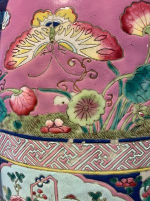 A pair of Chinese famille rose vases for the Straits or Peranakan market, 19th C. — foto 8
