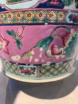 A pair of Chinese famille rose vases for the Straits or Peranakan market, 19th C. — foto 10