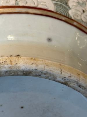 A pair of Chinese famille rose vases with cranes, 19th C. — foto 26