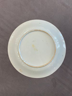 A pair of Chinese famille verte 'bird and peonies' plates, Kangxi — 照片 6
