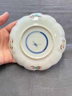 A pair of Chinese famille verte cups and saucers with antiquities, Kangxi — photo 12