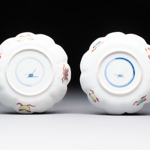 A pair of Chinese famille verte cups and saucers with antiquities, Kangxi — photo 3