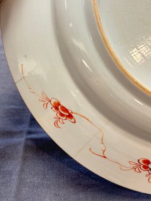 A pair of Chinese famille verte 'deer' dishes, Yongzheng — 照片 19