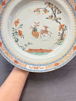 A pair of Chinese famille verte 'deer' dishes, Yongzheng — 照片 5