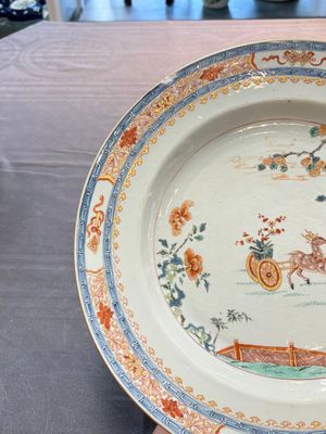 A pair of Chinese famille verte 'deer' dishes, Yongzheng — 照片 6