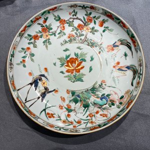 A pair of Chinese famille verte dishes, Kangxi — 照片 12