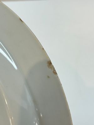 A pair of Chinese famille verte dishes with floral design, lingzhi mark, Kangxi — photo 11