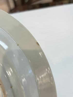 A pair of Chinese famille verte dishes with floral design, lingzhi mark, Kangxi — photo 22