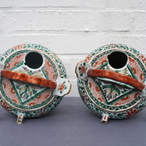 A pair of Chinese famille verte lime pots for the Vietnamese market, Kangxi — 照片 14