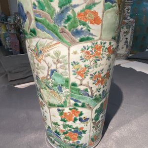A pair of Chinese famille verte 'mythical animals' vases, Kangxi — 照片 49