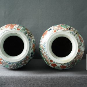 A pair of Chinese famille verte 'mythical animals' vases, Kangxi — 照片 10