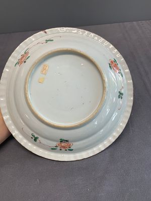 A pair of Chinese famille verte 'phoenix' plates, Kangxi — photo 6