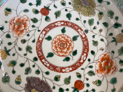 A pair of Chinese famille verte plates, Kangxi — photo 7