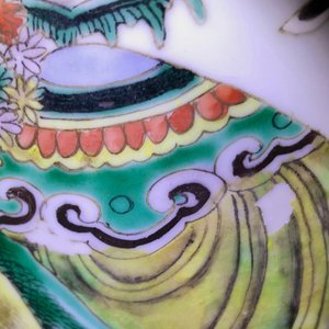 19世纪 五彩人物图棒槌瓶 一对 — 照片 17