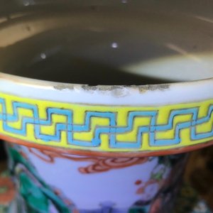 19世纪 五彩人物图棒槌瓶 一对 — 照片 19