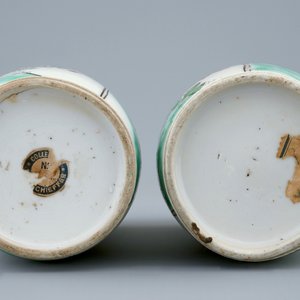 A pair of Chinese famille verte vases, Kangxi — photo 2
