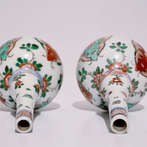 A pair of Chinese famille verte water sprinklers, Kangxi — photo 5