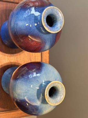 A pair of Chinese flambé-glazed 'meiping' vases, 18th C. — photo 4