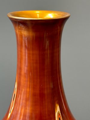 A pair of Chinese Foochow or Fuzhou lacquer 'bamboo' vases, 19/20th C. — 照片 8