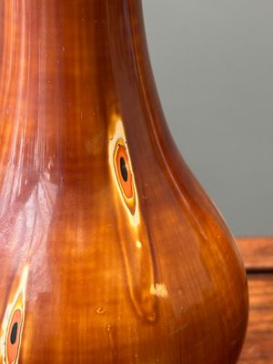 A pair of Chinese Fuzhou or Foochow lacquer 'bamboo' vases, 19/20th C. — foto 7