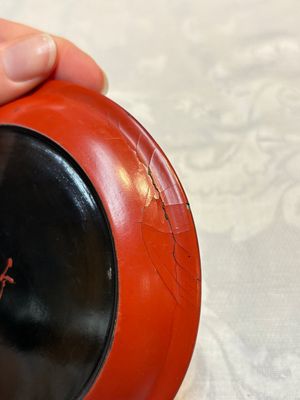 A pair of Chinese gilt lacquer plates, Ya 衙 mark, Kangxi — photo 15