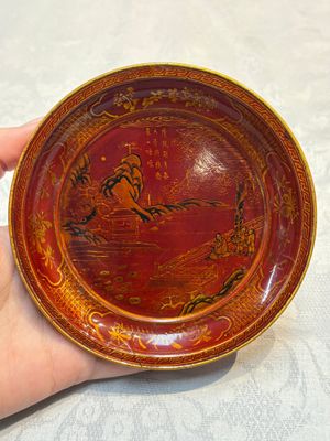 A pair of Chinese gilt lacquer plates, Ya 衙 mark, Kangxi — photo 9