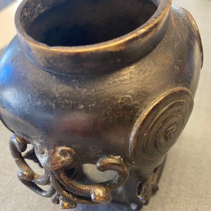 A pair of Chinese gilt-lacquered bronze Chinese 'luduan' censers, Ming — photo 26