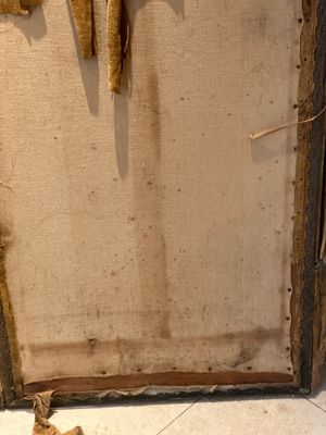 A pair of Chinese gold-thread-embroidered silk 'antiquities' folding screens, 19th C. — foto 30
