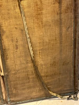 A pair of Chinese gold-thread-embroidered silk 'antiquities' folding screens, 19th C. — foto 49