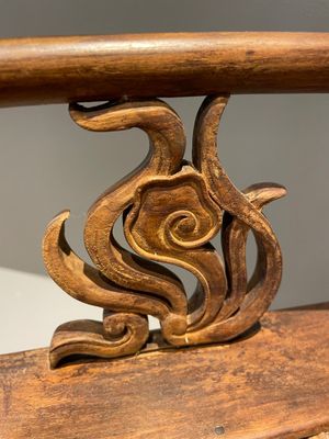 A pair of Chinese Huanghuali wood chairs, Ming — foto 3
