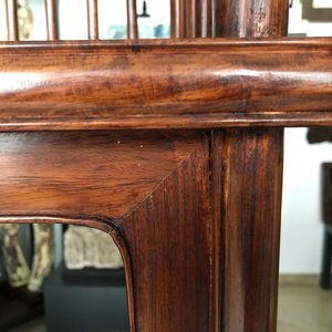 A pair of Chinese huanghuali wood chairs, Republic — 照片 20